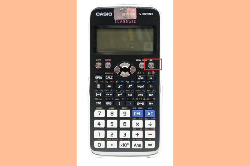 Cách bật chữ M trên máy tính Casio (3)