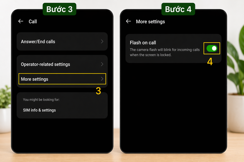 Cách bật đèn flash khi có thông báo trên OPPO ảnh 1