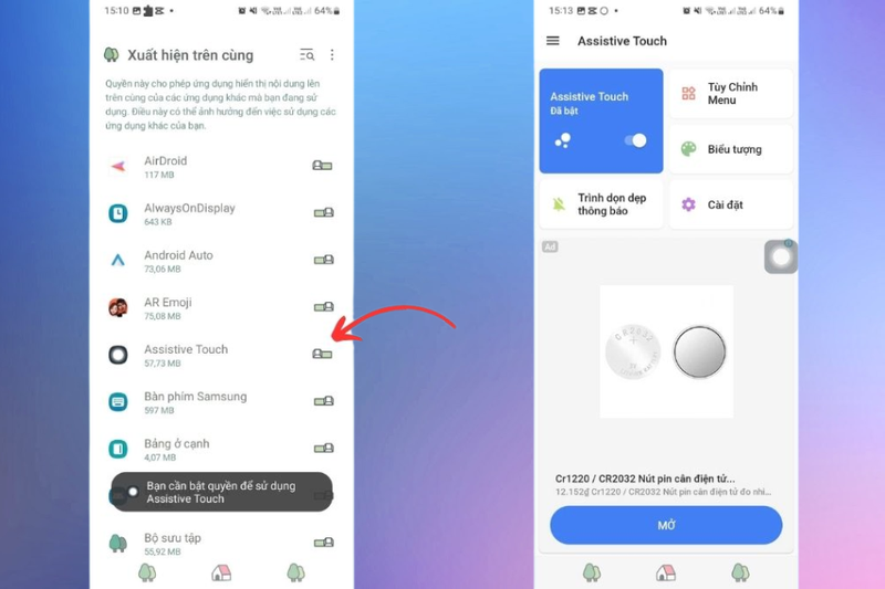 Cách bật, tắt nút home ảo trên Android 2