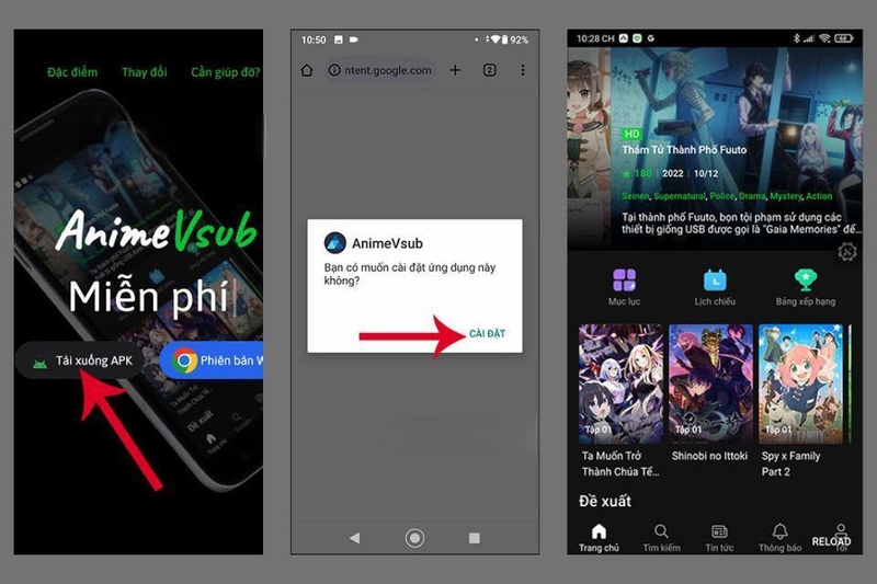 Cách cài AnimeVsub trên Android