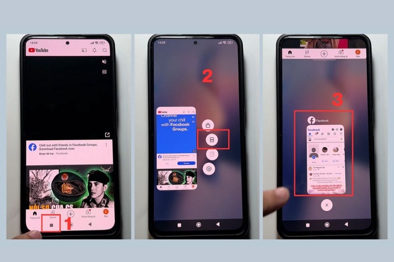 Cách chia đôi màn hình Xiaomi