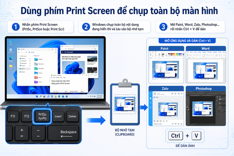 Cách chụp màn hình máy tính, laptop đời mới 2026 ảnh 4