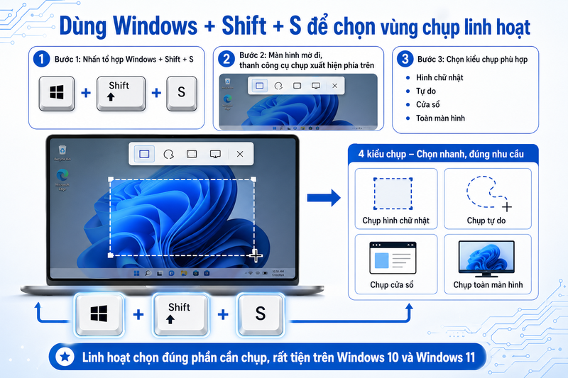 Cách chụp màn hình máy tính, laptop đời mới 2026 ảnh 7
