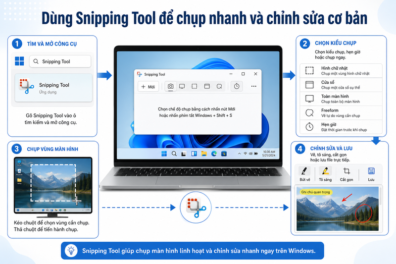 Cách chụp màn hình máy tính, laptop đời mới 2026 ảnh 8