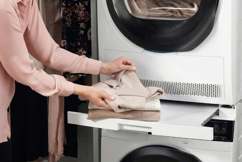 Cách để máy giặt và máy sấy chồng lên nhau ảnh 5