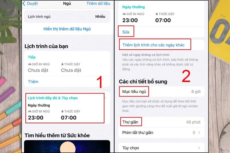 Cách để ứng dụng Sức Khỏe hiển thị tất cả dữ liệu giấc ngủ