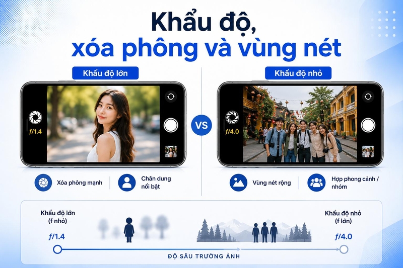 Cách điều chỉnh khẩu độ camera trên điện thoại ảnh 5
