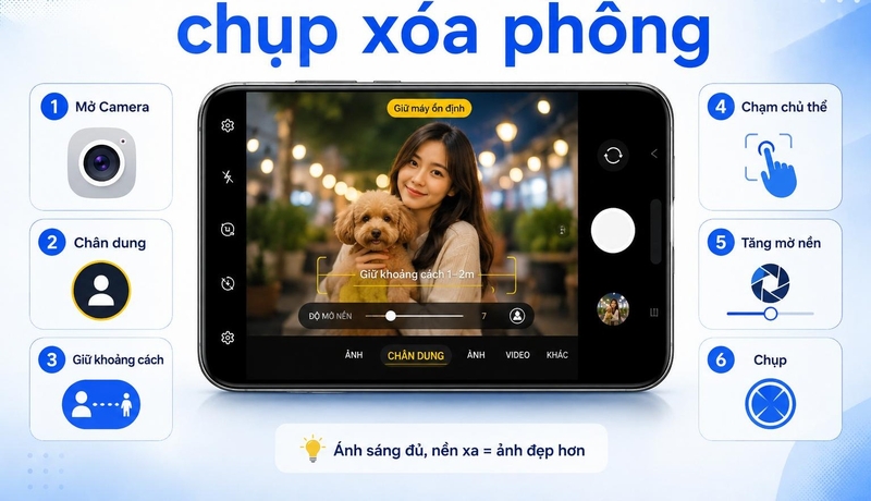 Cách điều chỉnh khẩu độ camera trên điện thoại ảnh 9