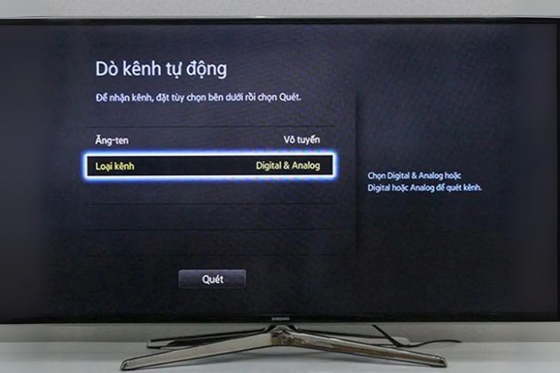 Cách dò kênh tivi LG bị đổi tần số tự động