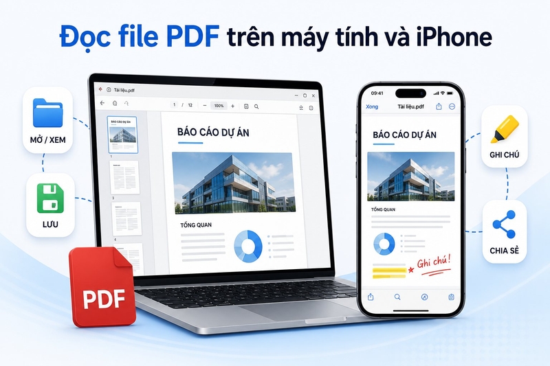 Cách đọc file PDF trên máy tính và iPhone ảnh 2