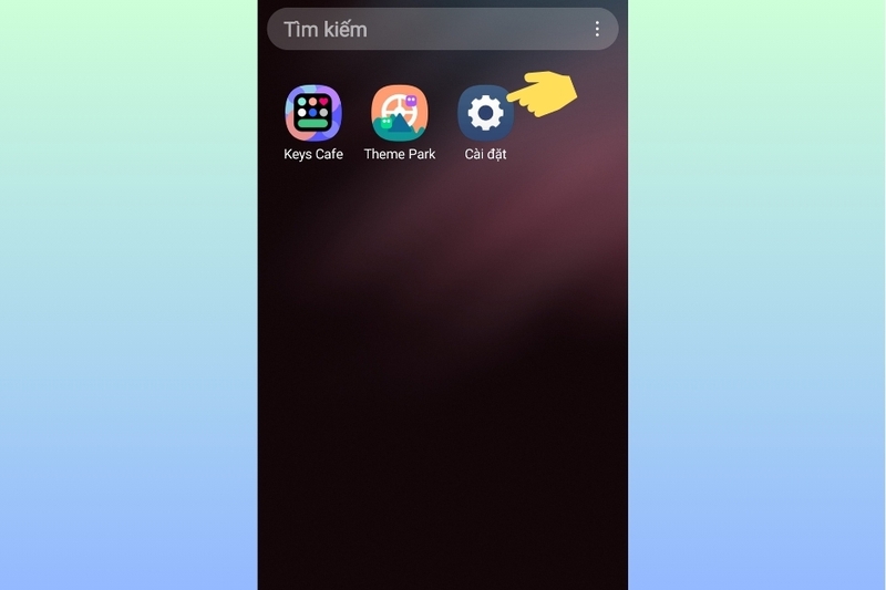 Cách đổi màu nền bàn phím trên điện thoại Samsung (1)