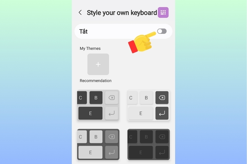 Cách đổi màu nền bàn phím trên điện thoại Samsung (23)