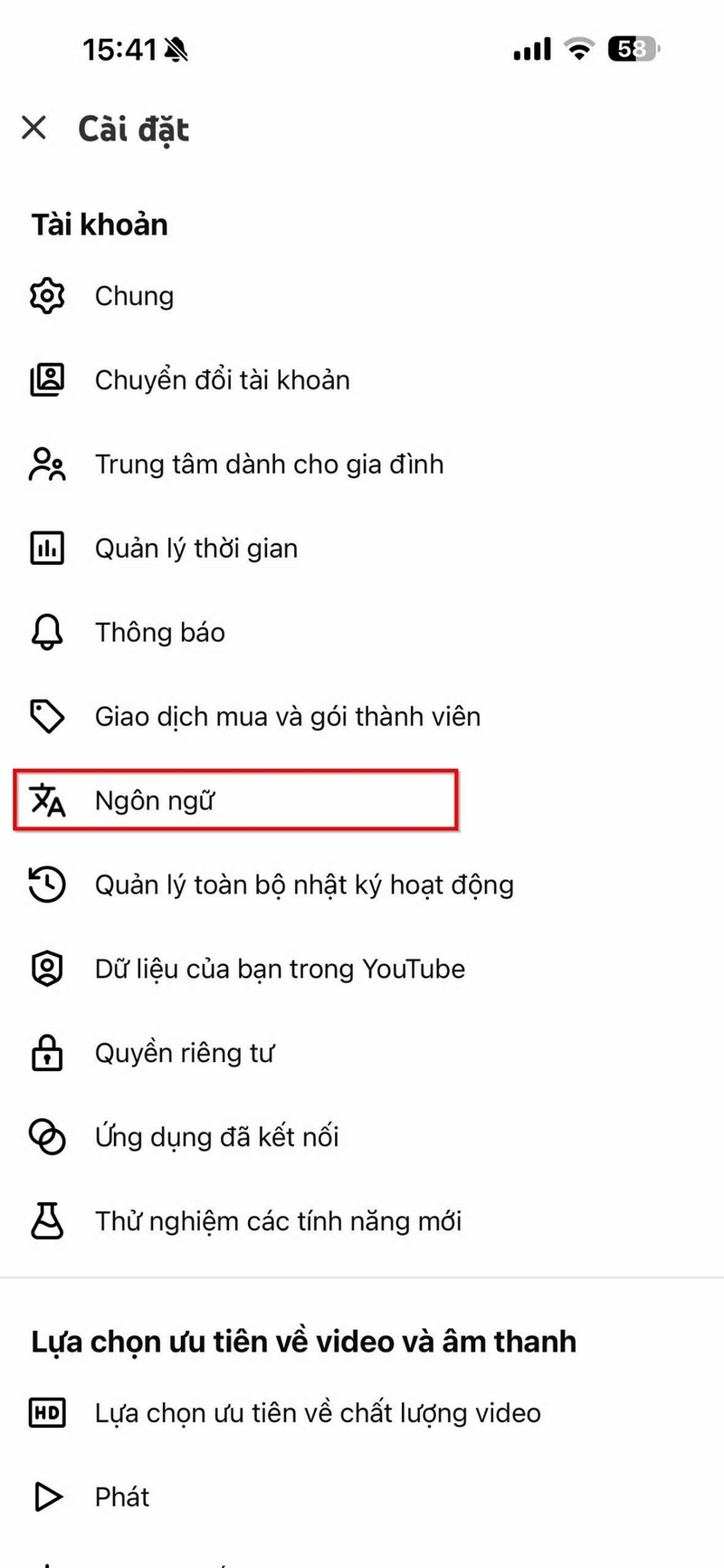 Cách đổi ngôn ngữ trên Youtube ảnh 4