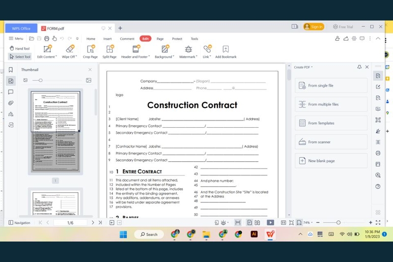 Cách dùng WPS PDF