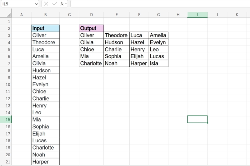 Cách dùng hàm WRAPROWS trong Excel