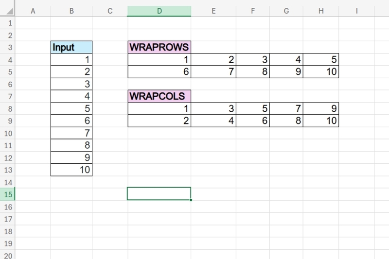Cách dùng hàm WRAPROWS trong Excel (6)