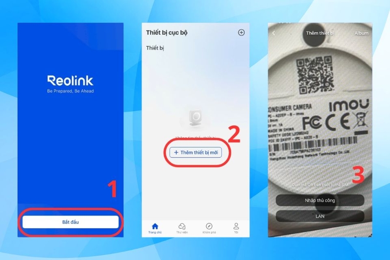 Cách kết nối camera Reolink
