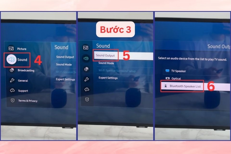 Cách kết nối với Smart TV Samsung đời mới 3