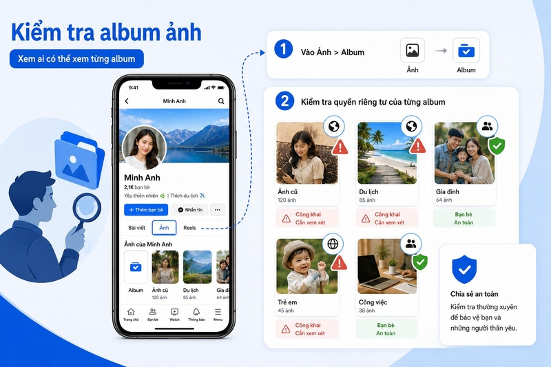 Cách kiểm tra ảnh Facebook có bị lộ không ảnh 6