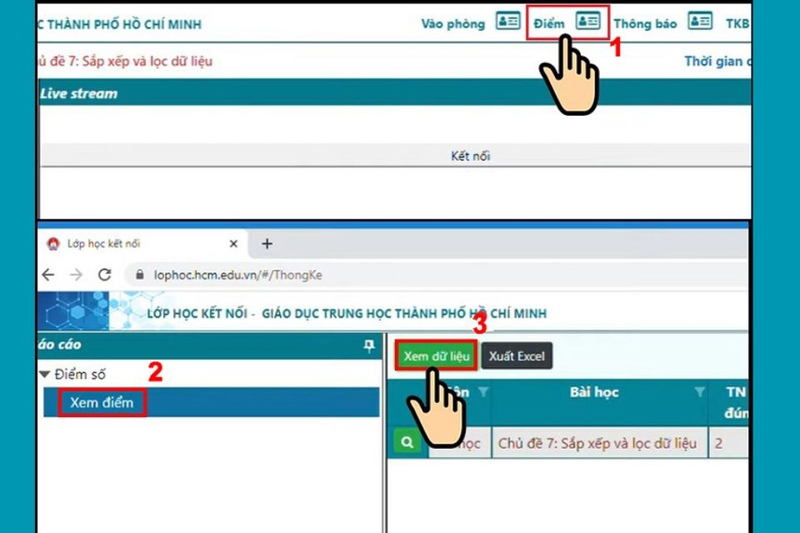 Cách làm bài tập trong lớp học kết nối bước 2