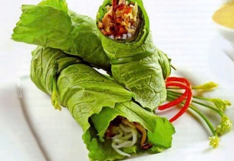 Cách làm bò cuốn cải xanh ảnh 7