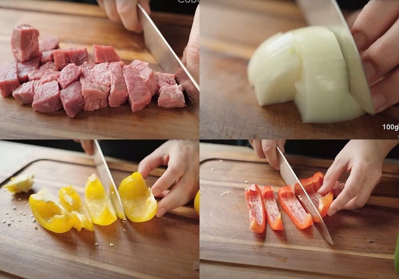 Cách làm bò lúc lắc rau củ quả ảnh 2