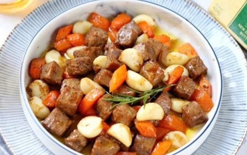 Cách làm bò lúc lắc rau củ quả ảnh 5