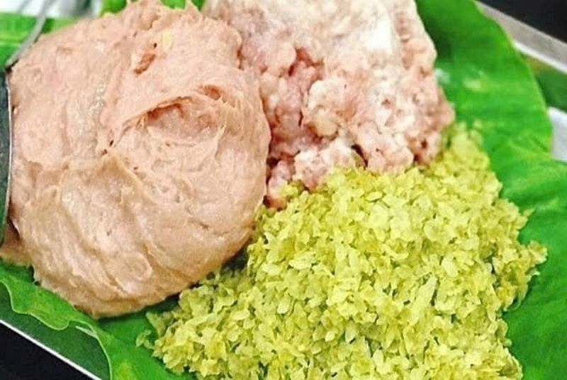 Cách làm chả cốm mộc ảnh 3