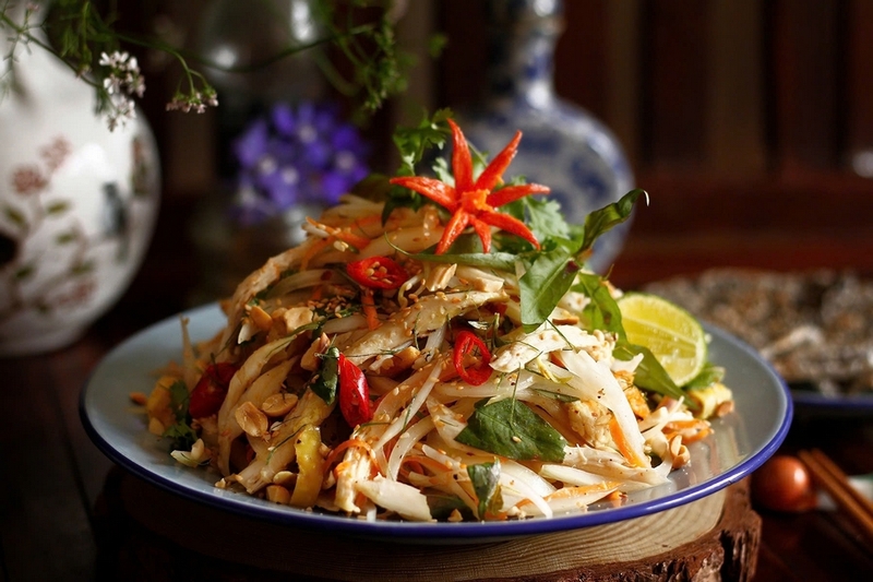 Cách làm gỏi ngũ sắc từ thịt gà ảnh 6