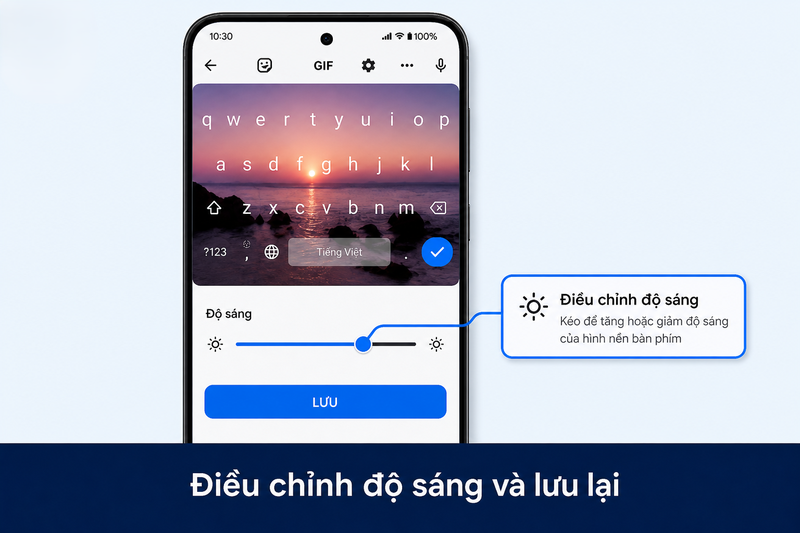 Cách làm hình nền bàn phím ảnh 8