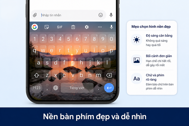 Cách làm hình nền bàn phím ảnh 11