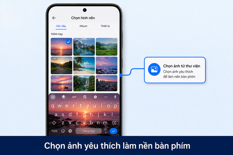 Cách làm hình nền bàn phím ảnh 12