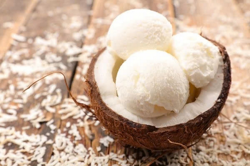 Cách làm kem sữa dừa tại nhà ảnh 1