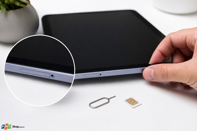 Cách lắp SIM vào máy tính bảng Huawei hình 11