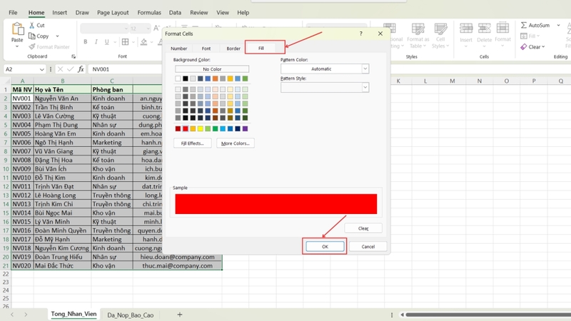 Cách lọc dữ liệu trùng nhau trên 2 sheet Excel (3)