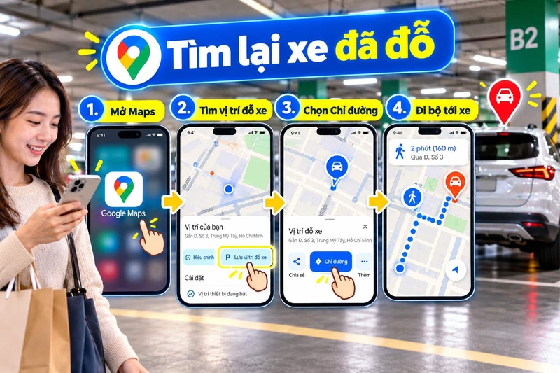 Cách lưu vị trí đỗ xe trong Google Map ảnh 3