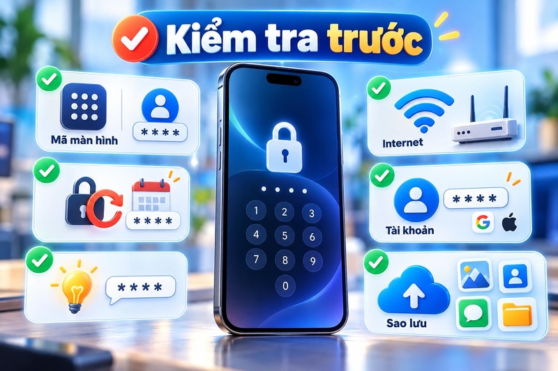 Cách mở khóa điện thoại khi quên mật khẩu ảnh 1