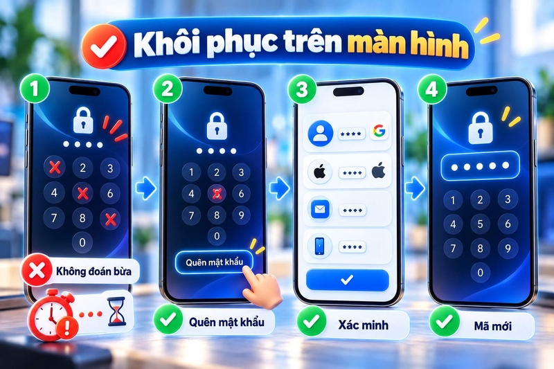 Cách mở khóa điện thoại khi quên mật khẩu ảnh 5