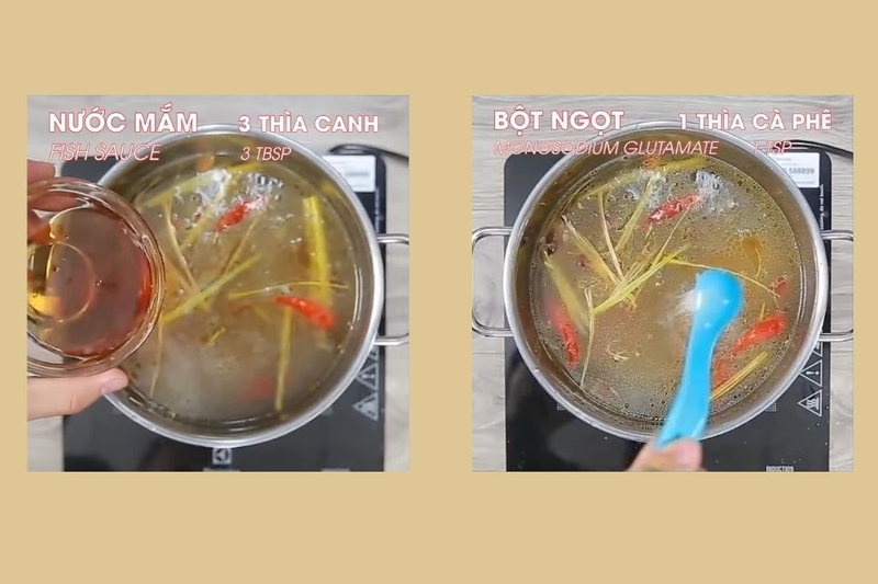 Nêm gia vị cho nước lẩu