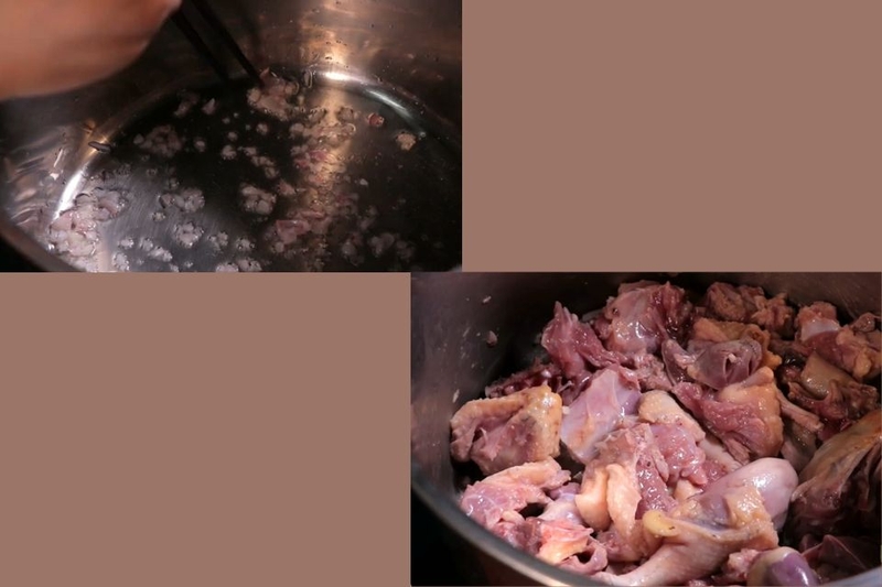 Cho vịt vào và đảo sơ qua cho săn lại