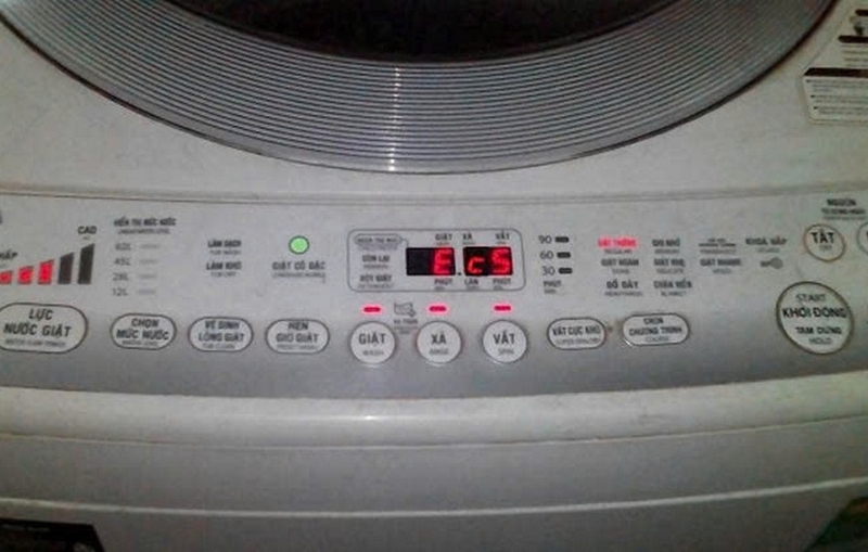 Cách reset máy giặt Toshiba A800 ảnh 2