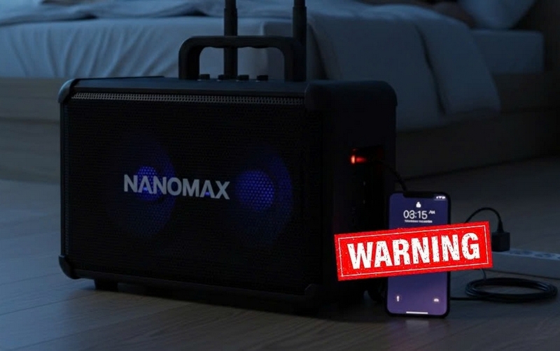 Cách sạc pin loa kéo Nanomax ảnh 5