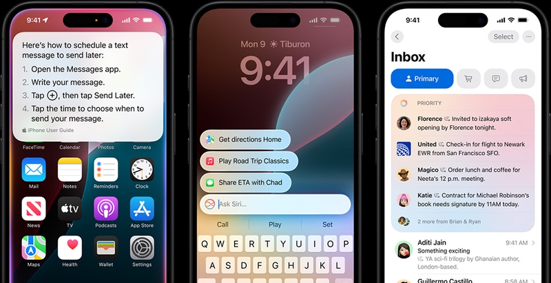 Siri trên iPhone 16 series có thể tương tác và xử lý yêu cầu với nhiều ứng dụng cùng lúc