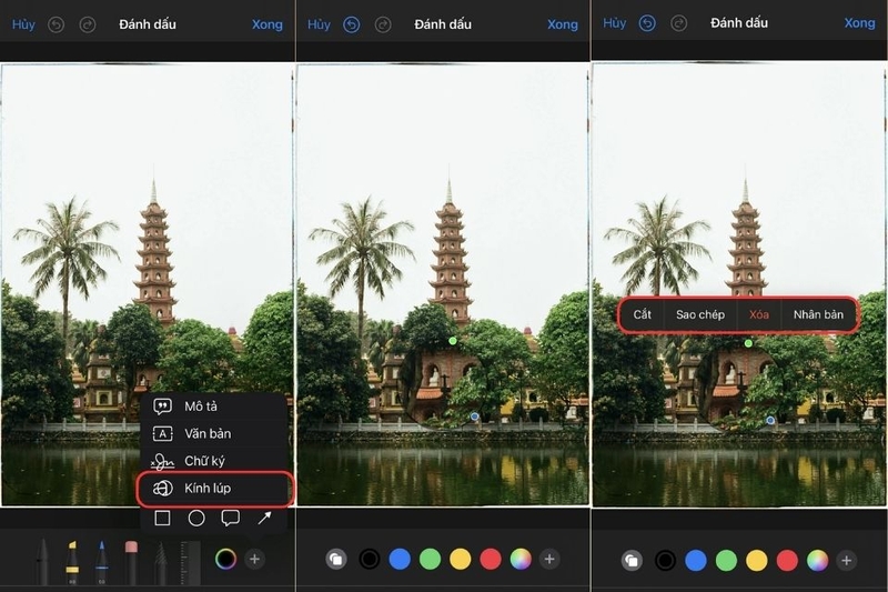 Cách sử dụng kính lúp trong sửa ảnh trên iPhone 2