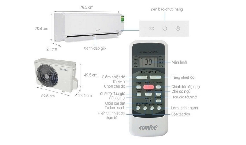 Cách sử dụng máy lạnh Comfee ảnh 1