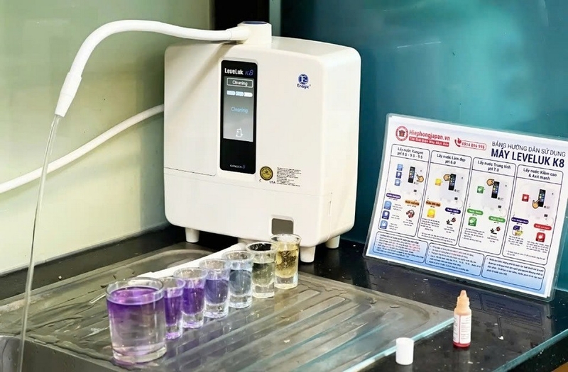 Cách sử dụng máy lọc nước Kangen K8 ảnh 2