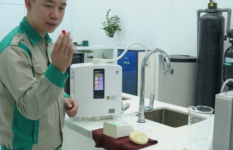 Cách sử dụng máy lọc nước Kangen K8 ảnh 4