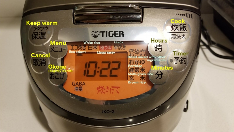 Cách sử dụng nồi cơm điện Nhật - Tiger