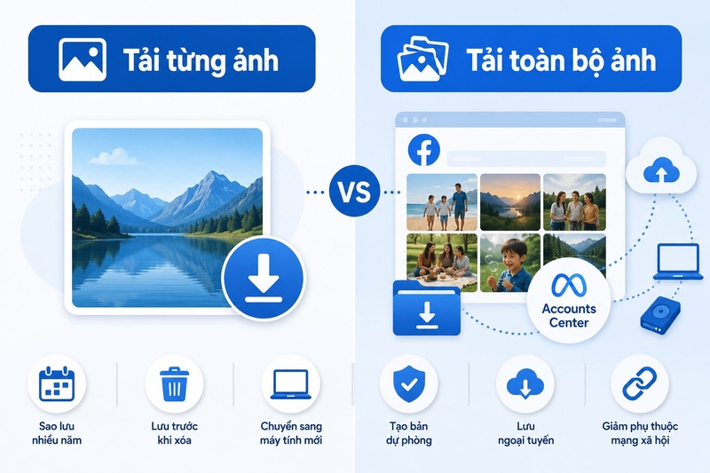 Cách tải toàn bộ ảnh Facebook về máy ảnh 2