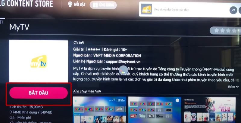Cách tải và cài đặt MyTV trên tivi LG (2)